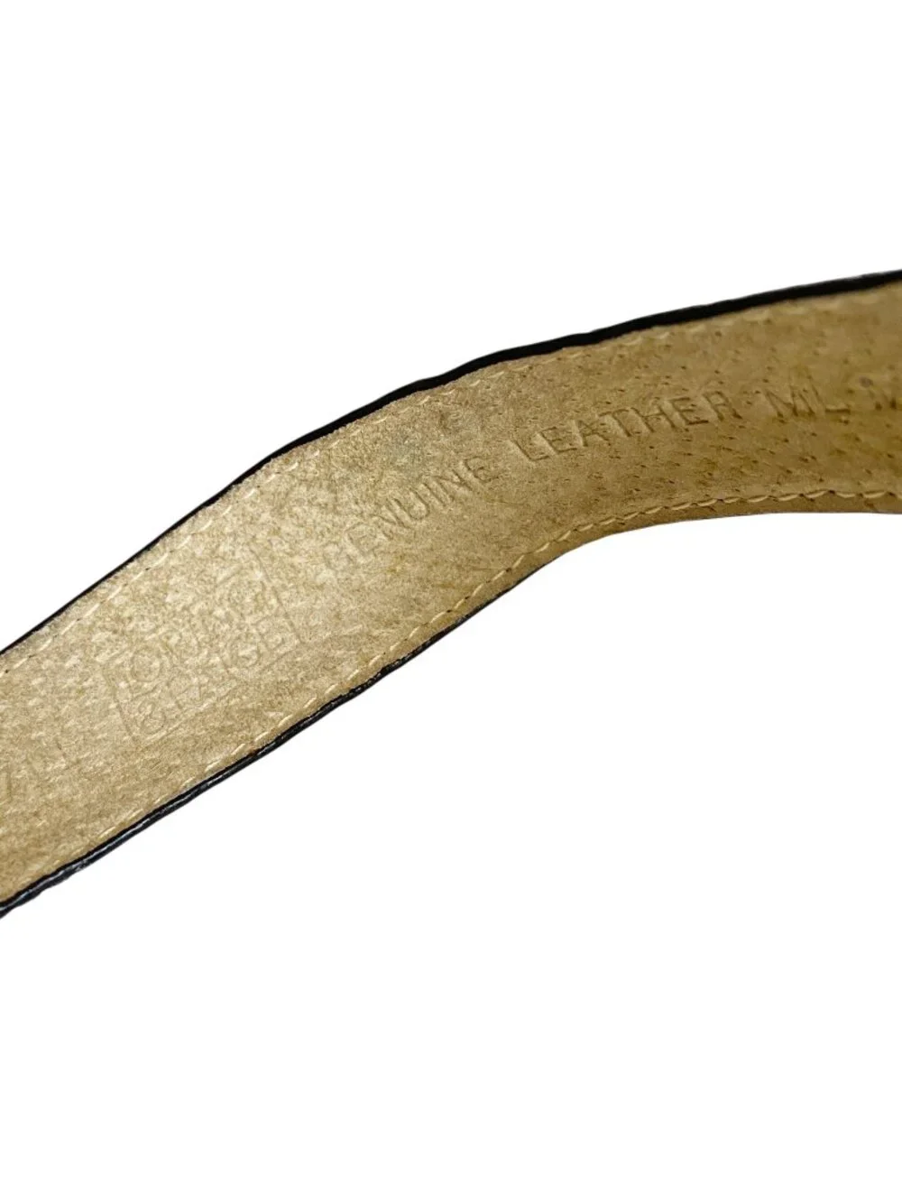 Vtg 80s Loring & Paige Suede Leather Equestrian Style Belt Size M/L Horseshoe